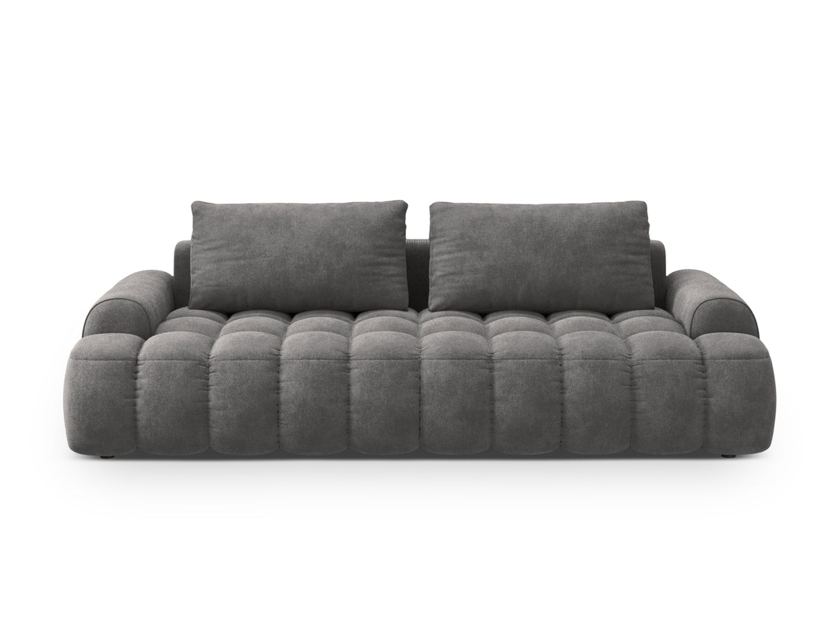 Linz Sofa With Bed Function And Box, 4 Seats, 250x100 cm — Grey