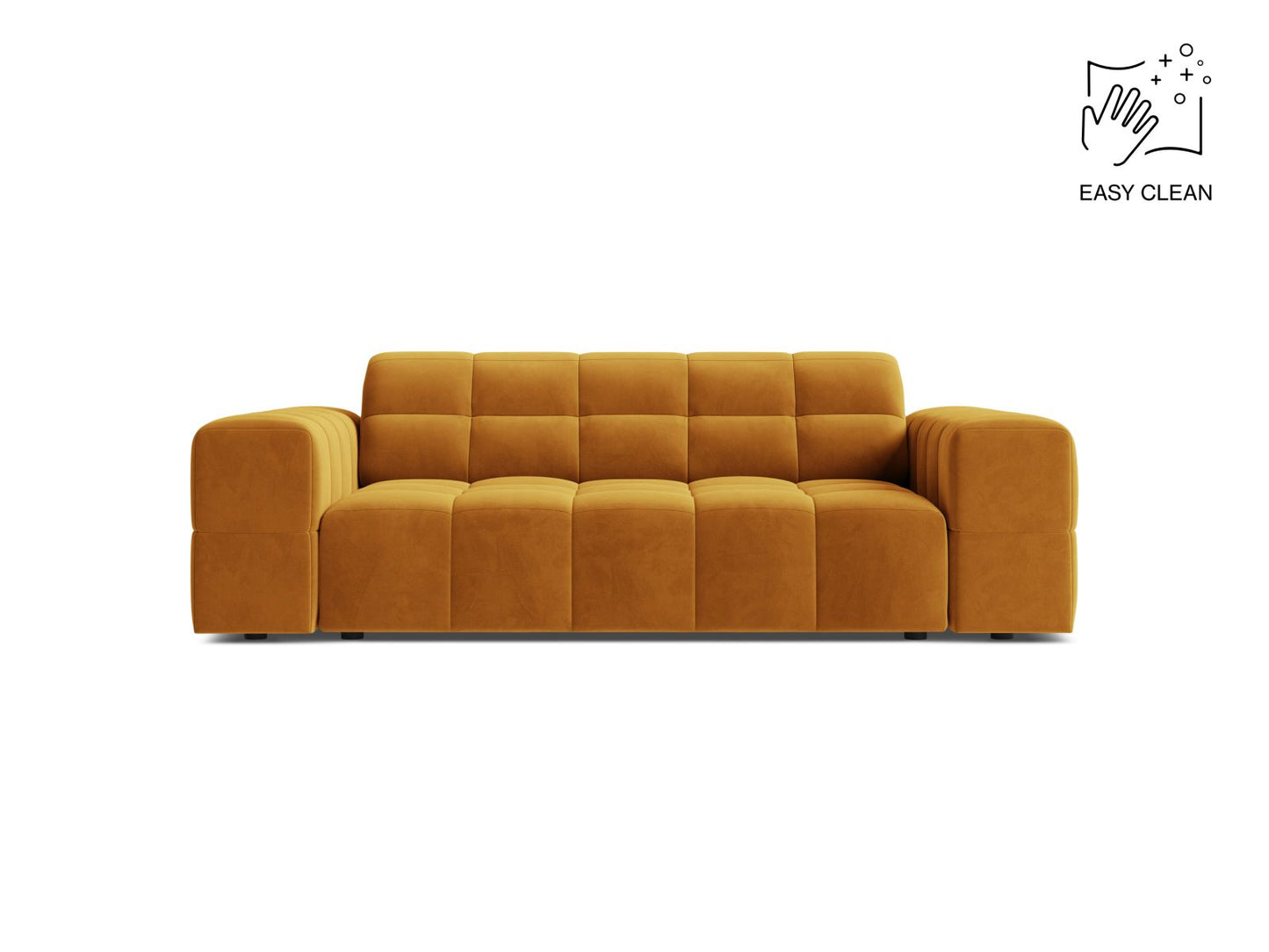 Chicago Sofa, 2 Seats, 178x102 cm — Yellow