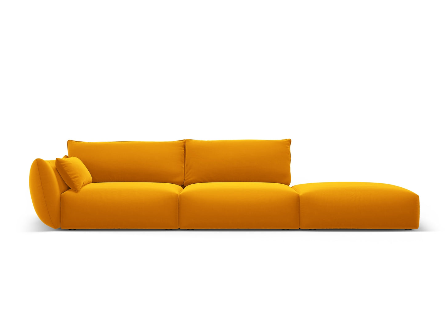 Matera Sofa, 4 Seats, 264x110 cm — Yellow / Right