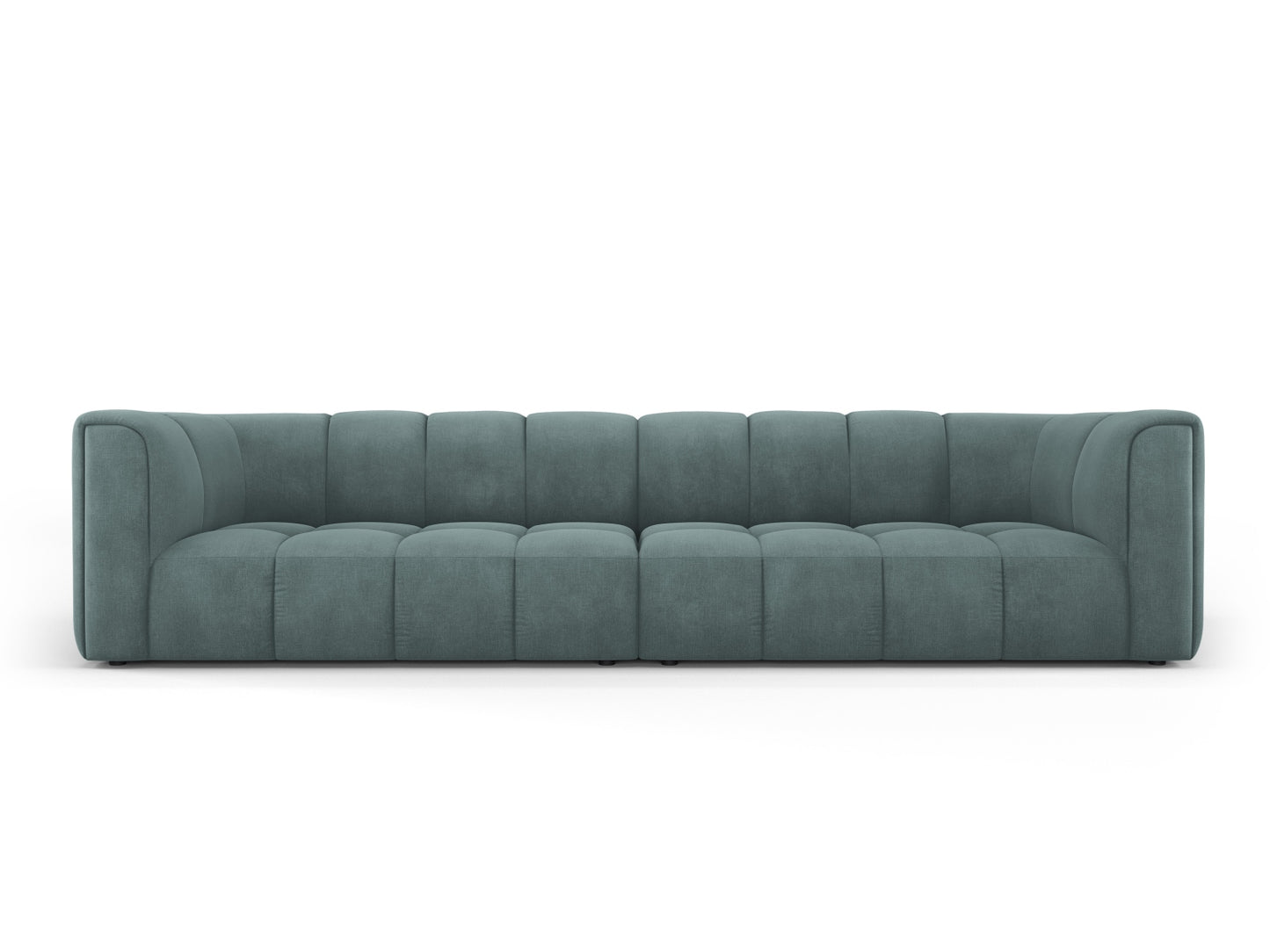 Moritz Modular Sofa, 4 Seats, 286x96 cm — Sea Green