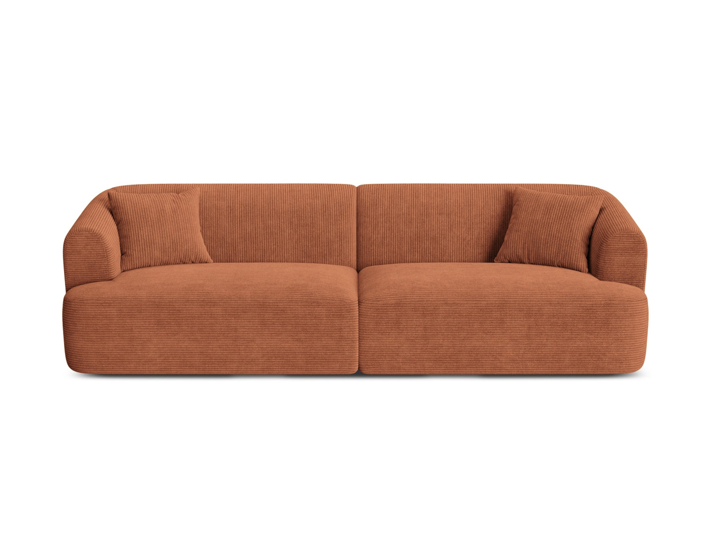 Campi Modular Sofa, 4 Seats, 255x90 cm — Terracotta