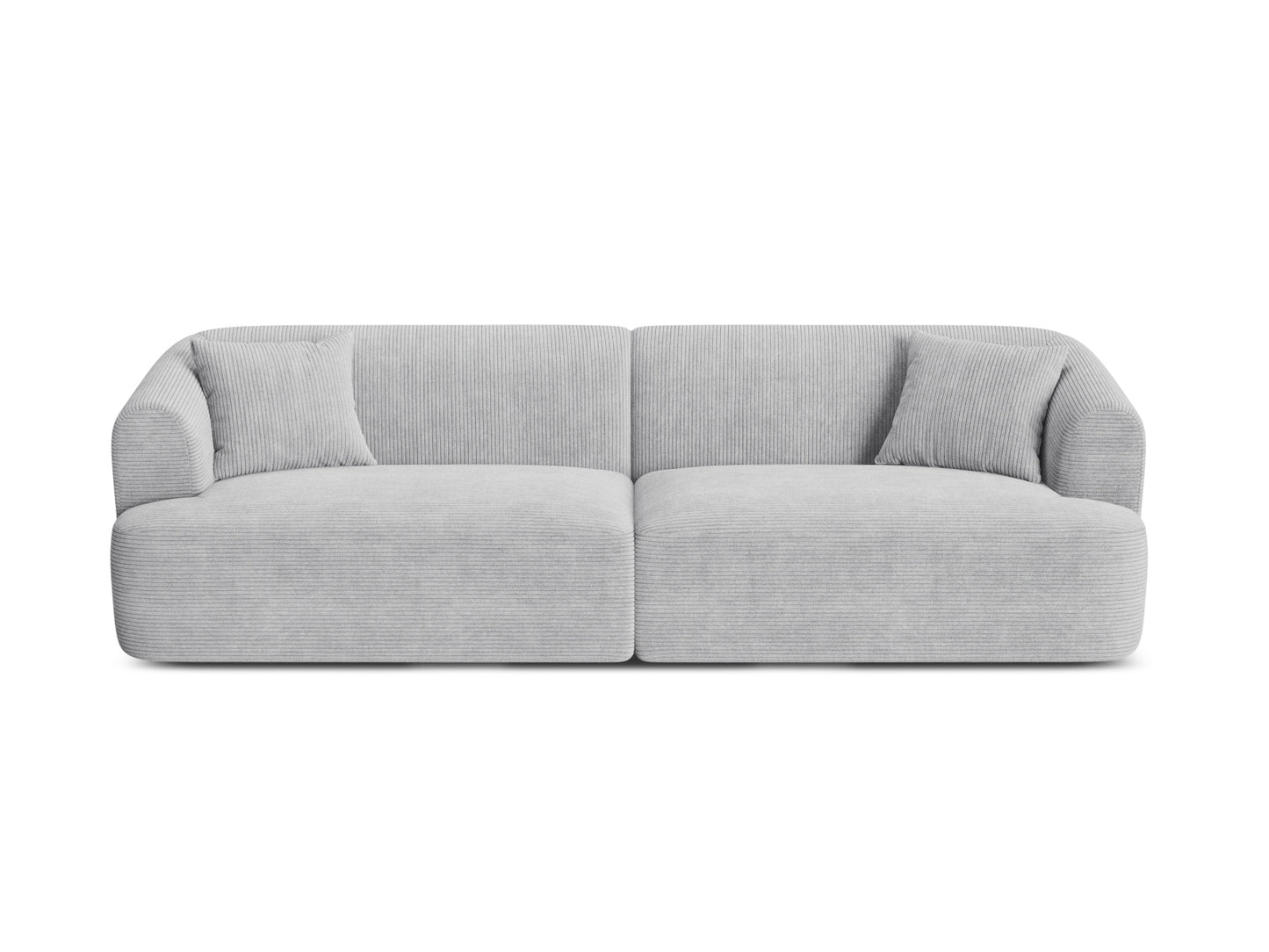 Campi Modular Sofa, 4 Seats, 255x90 cm — Silver