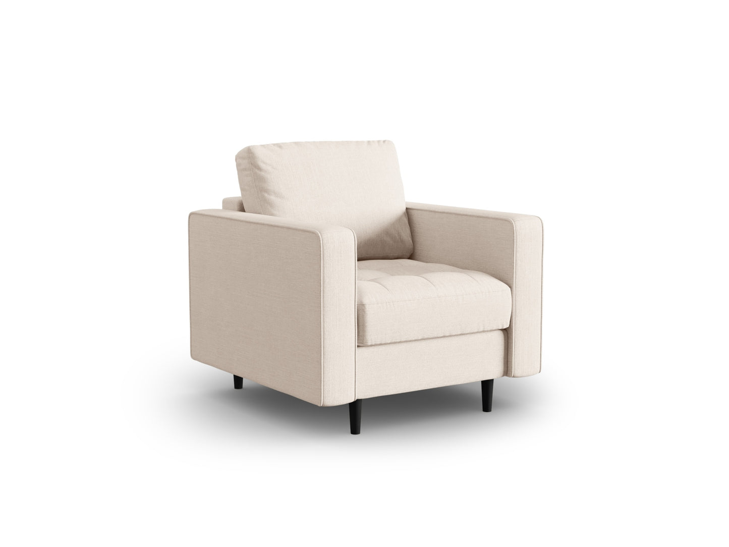 Aspen Armchair, 80x90 cm — Light Beige