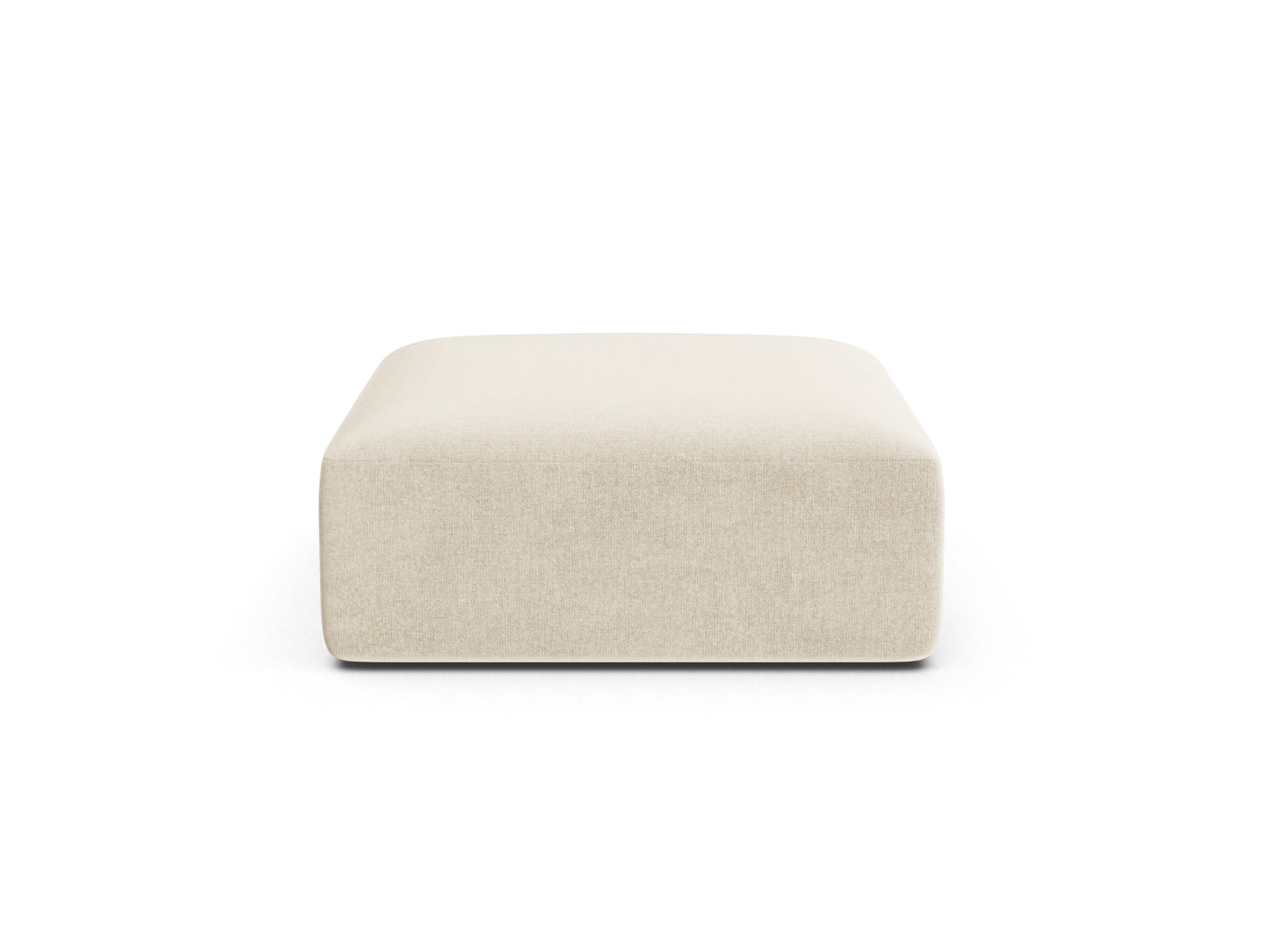Campi Pouf, 90x90 cm — Light Beige