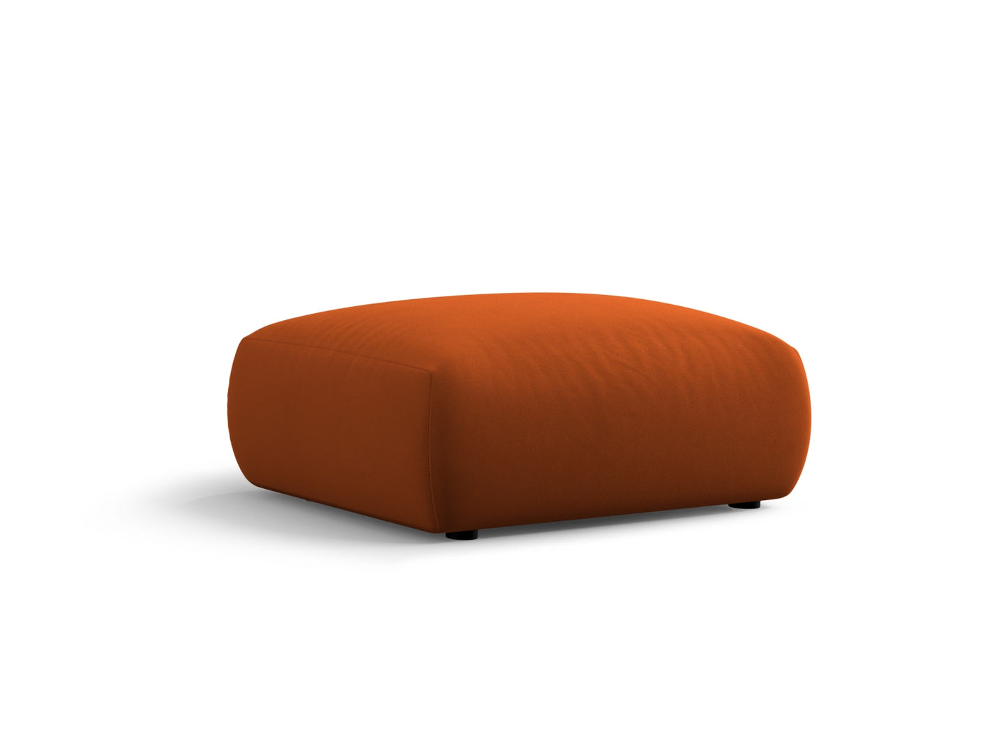 Matera Pouf, 86x68 cm — Terracotta