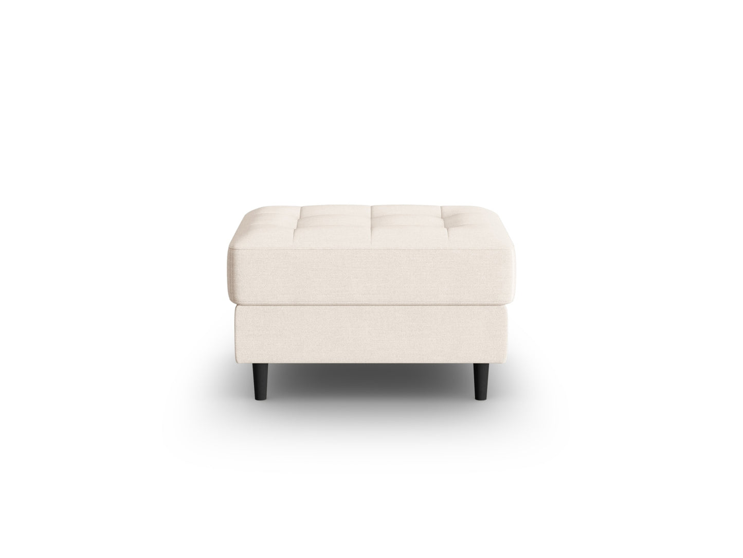 Aspen Pouf, 70x60 cm — Light Beige