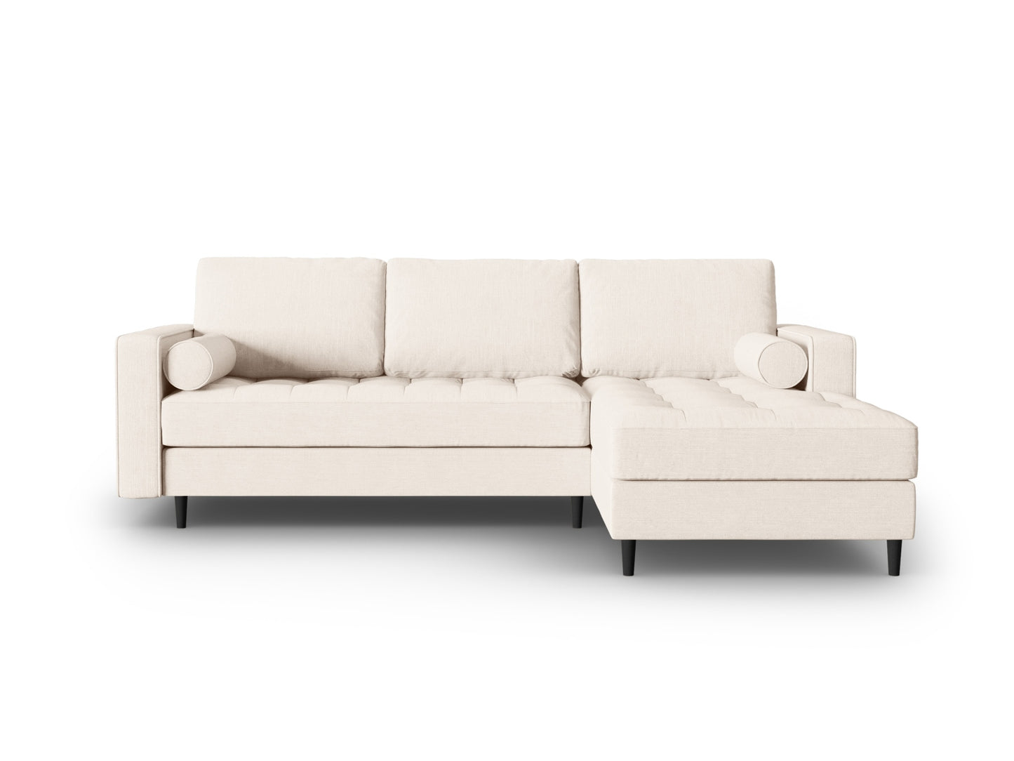 Aspen Corner Sofa, 4 Seats, 236x170 cm — Light Beige / Right