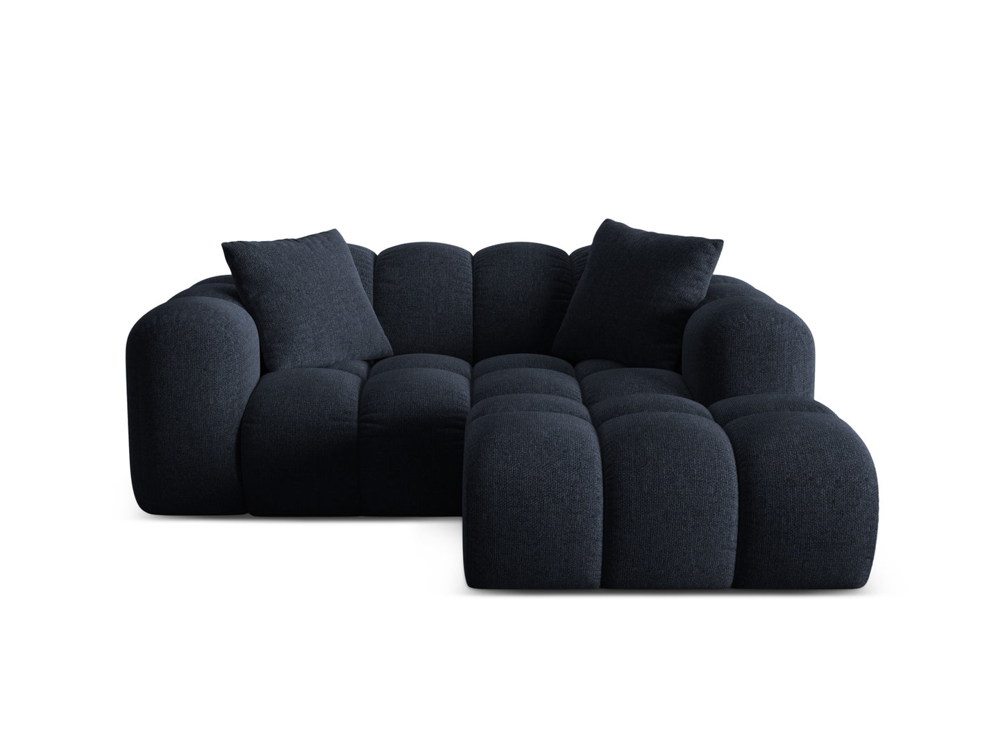 Treno Corner Sofa, 2 Seats, 180x164 cm — Navy Blue / Right