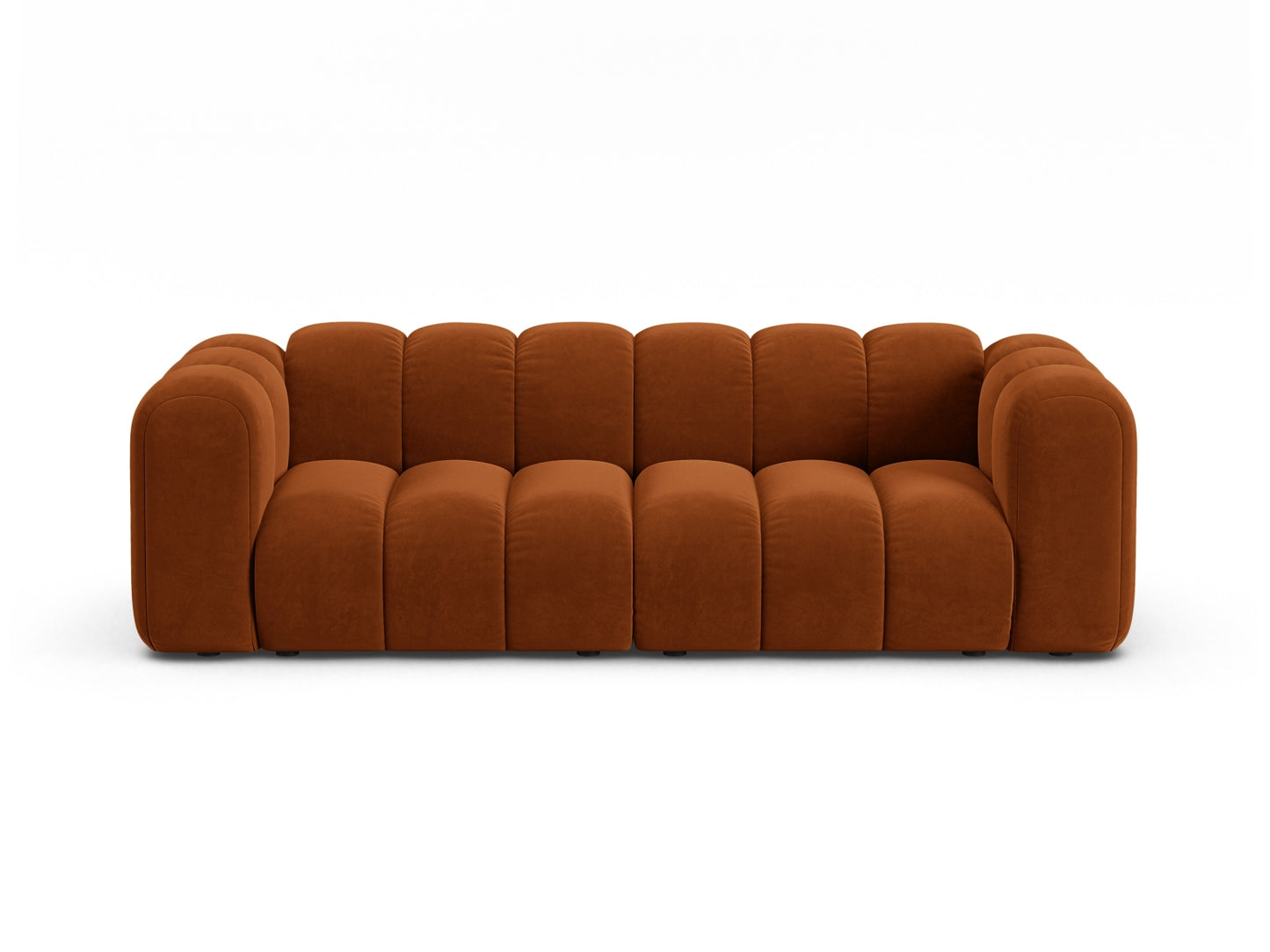 Lupine Sofa, 3 Seats, 230x95 cm — Terracotta