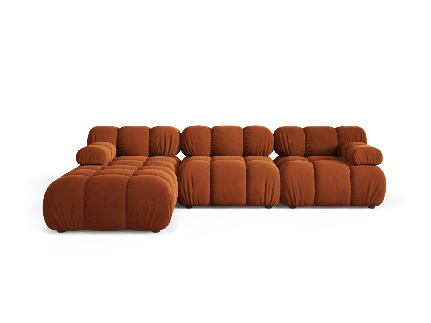 Bellis Modular Sofa, 4 Seats, 282x188 cm — Terracotta