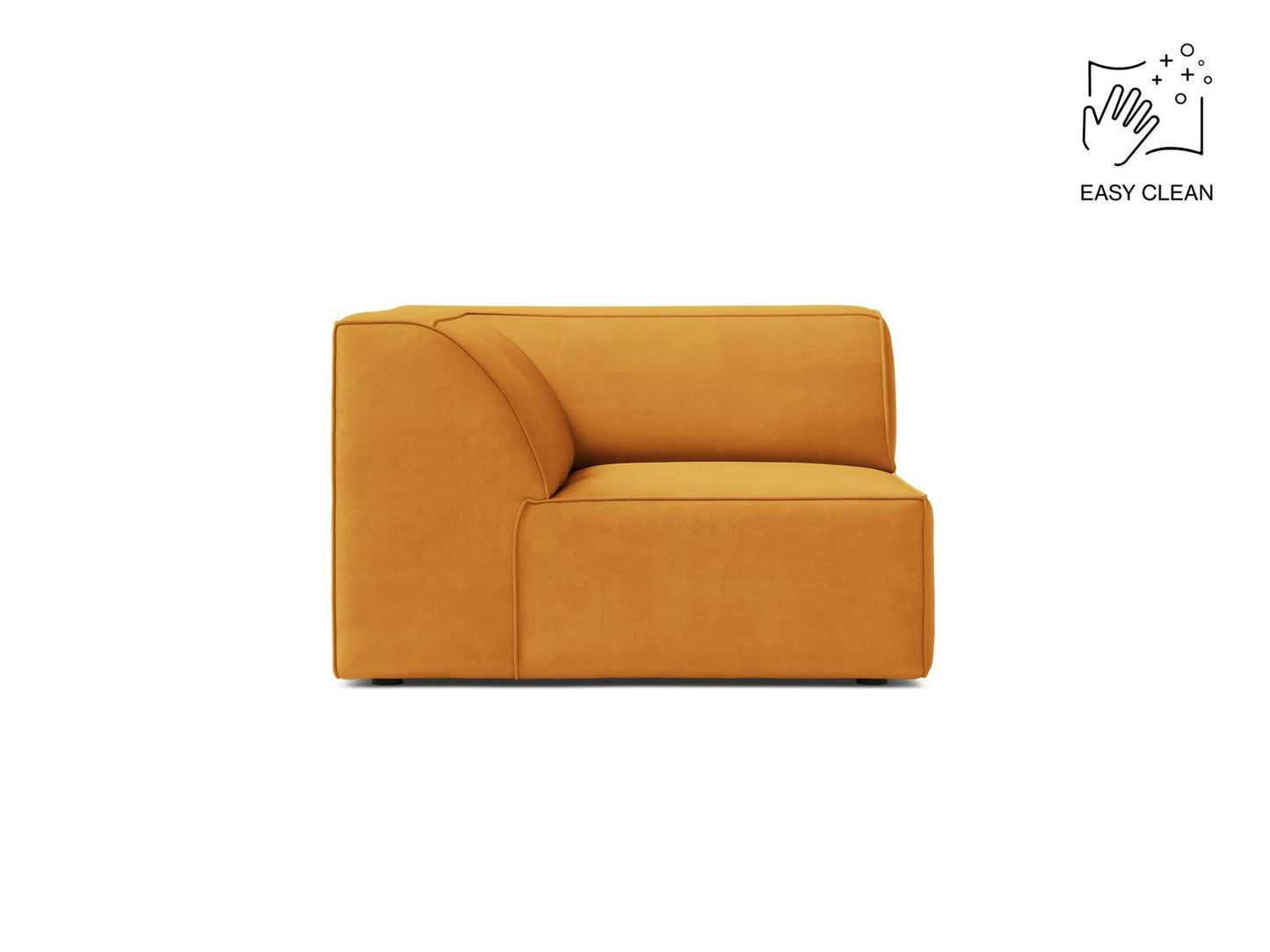 Jodie Modul Corner, 99x99 cm — Yellow