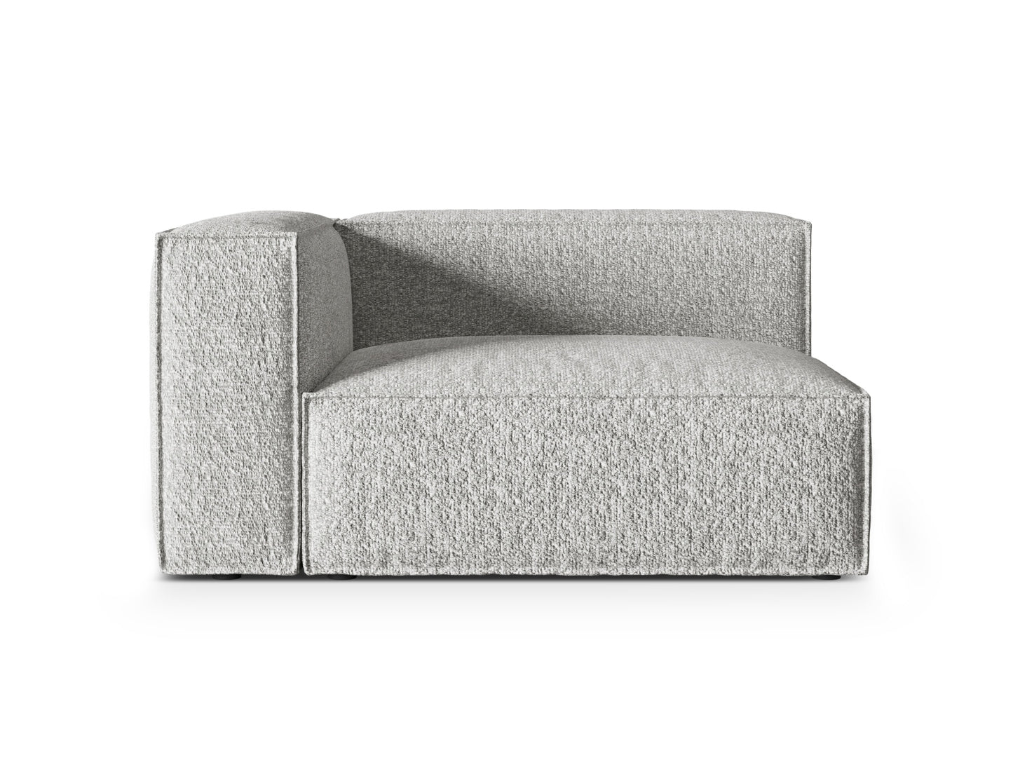 Sofamodul Bouclé Anthrazit Nuria — Silver