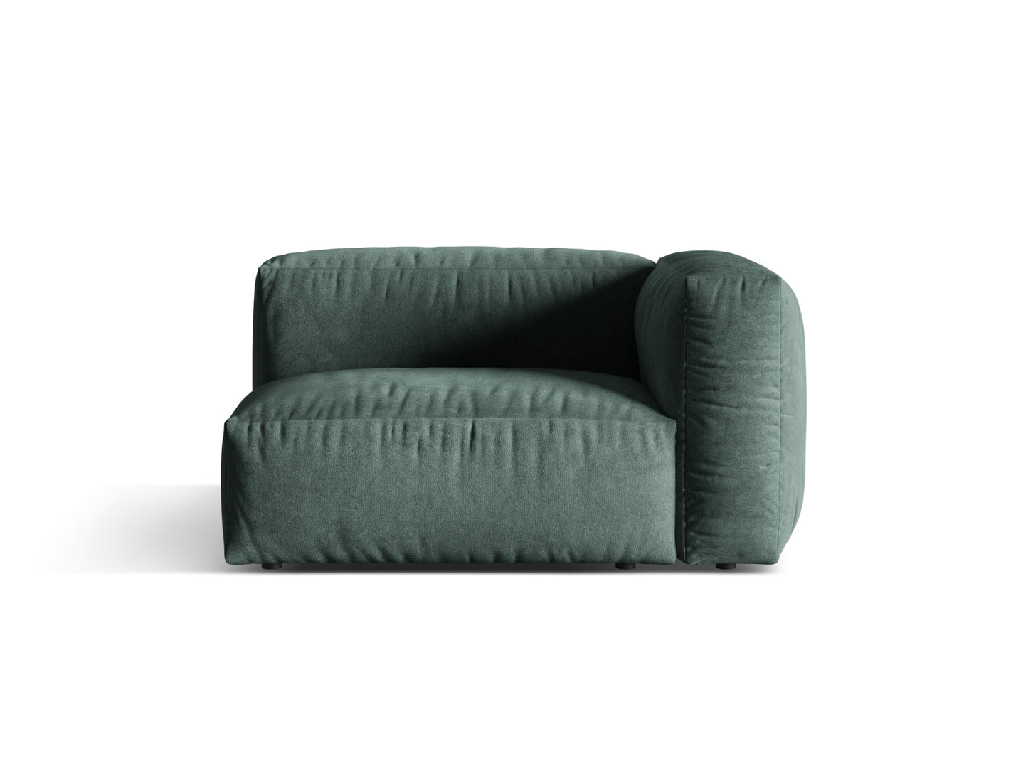 Martina Wide Single Seat, 120x106 cm — Petrol / Right