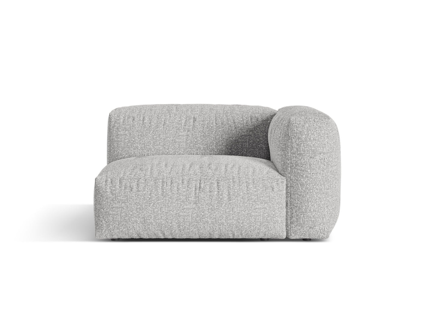 Martina Wide Single Seat, 120x106 cm — Silver / Right