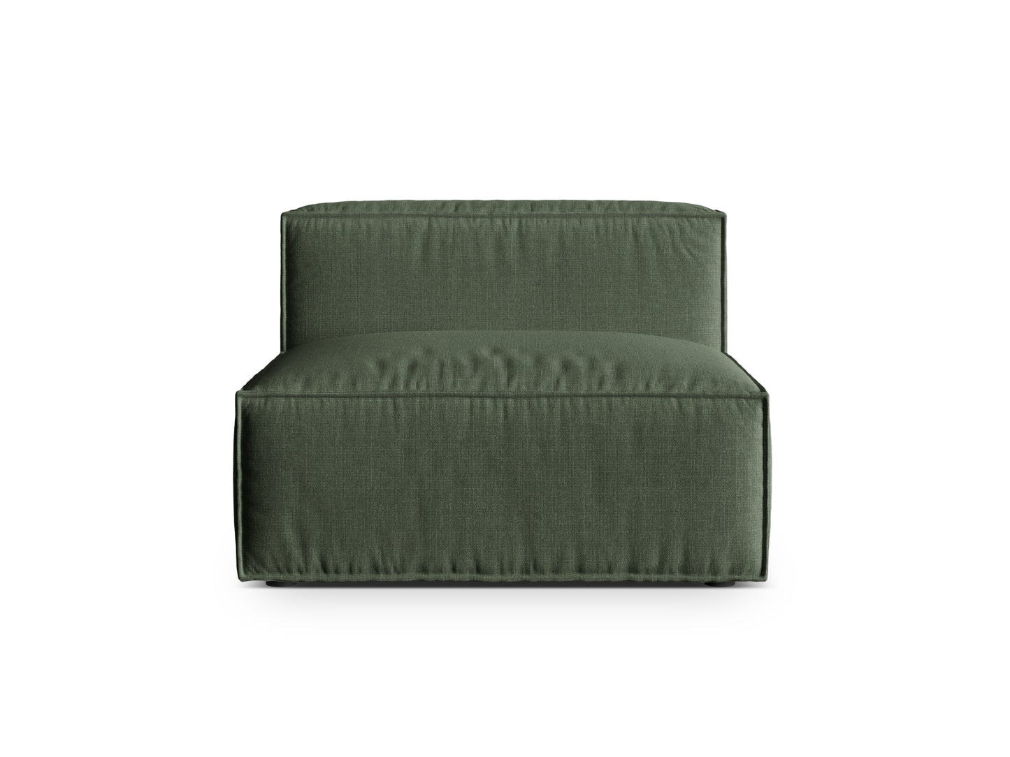 Sofamodul Strukturstoff Beige Nuria — Moss Green