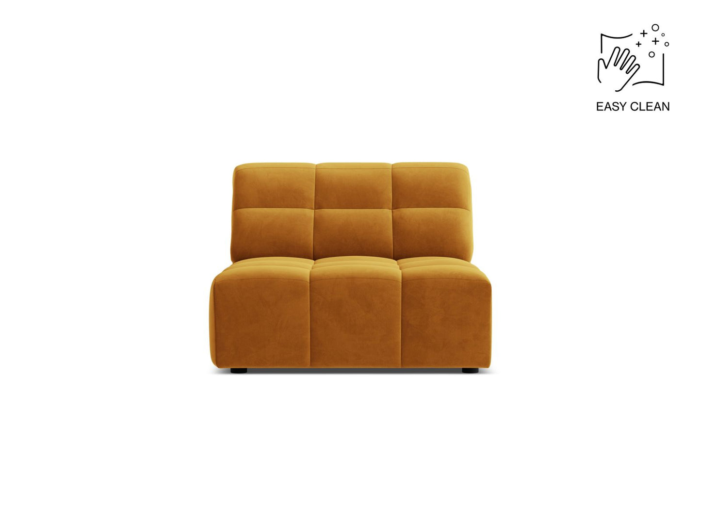 Sofamodul Samt Beige Jennifer — Yellow