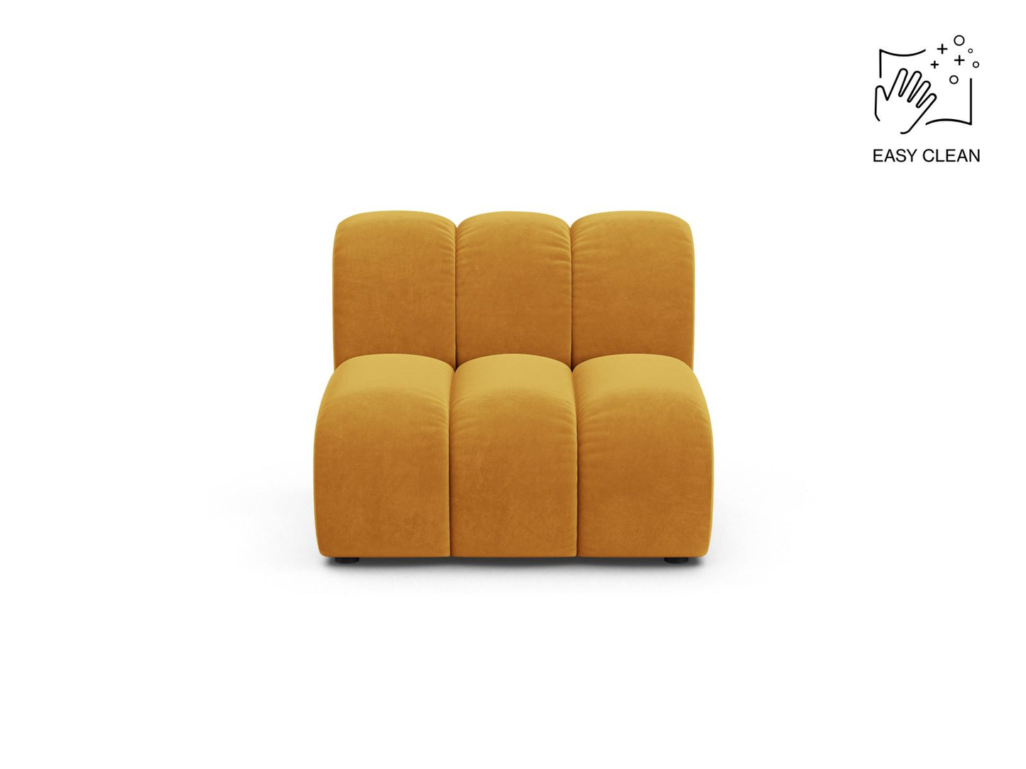 Sofamodul Samt Beige Lupine — Yellow
