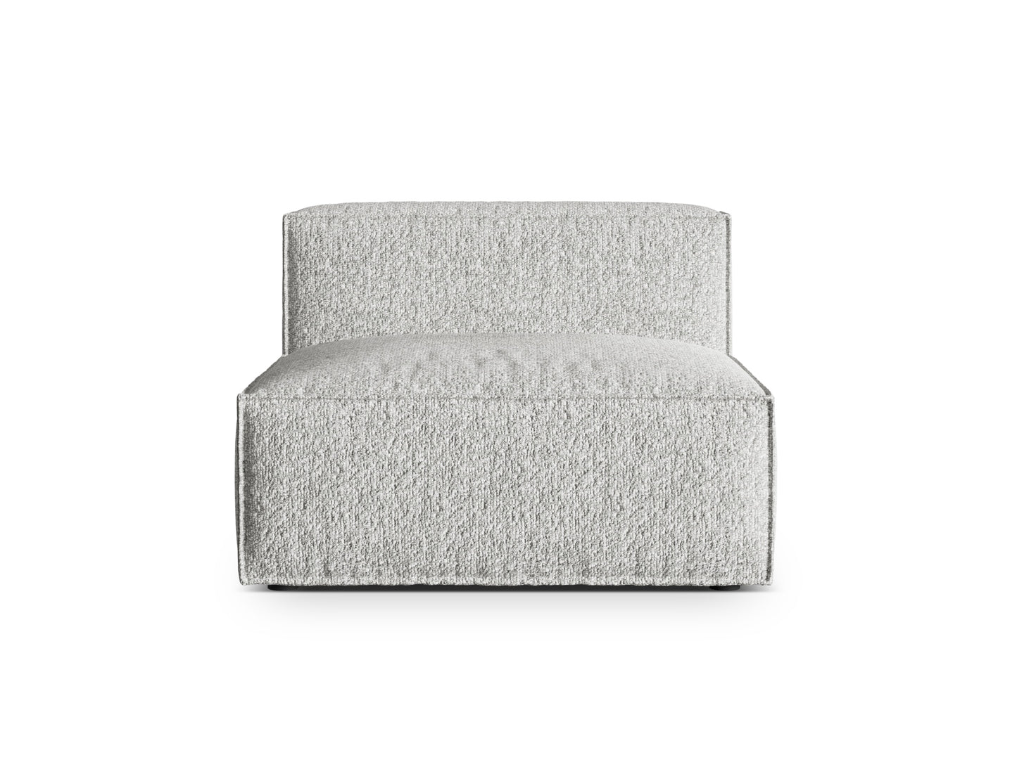 Sofamodul Bouclé Anthrazit Nuria — Silver