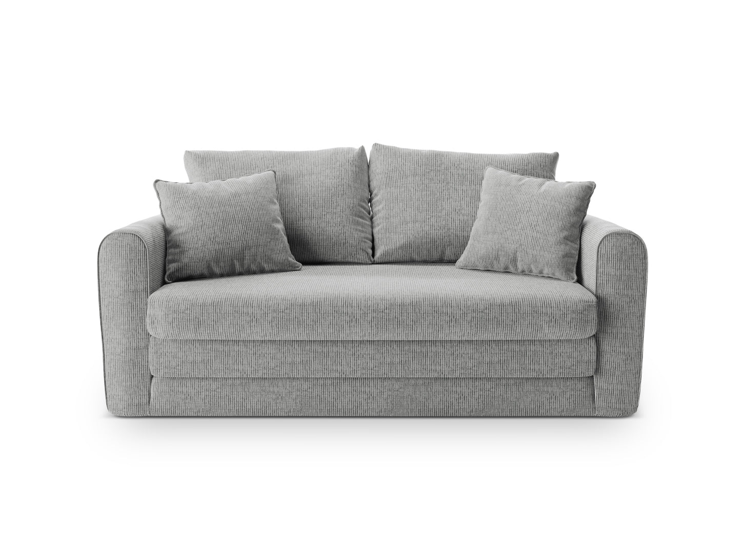 Lido Sofa With Bed Function, 2 Seats, 158x69 cm — Warm grey
