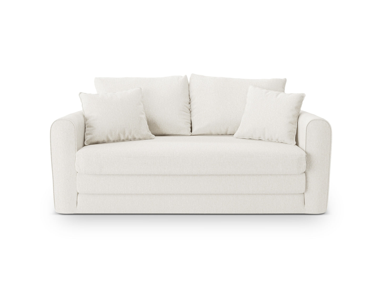 Lido Sofa With Bed Function, 2 Seats, 158x69 cm — Ivory