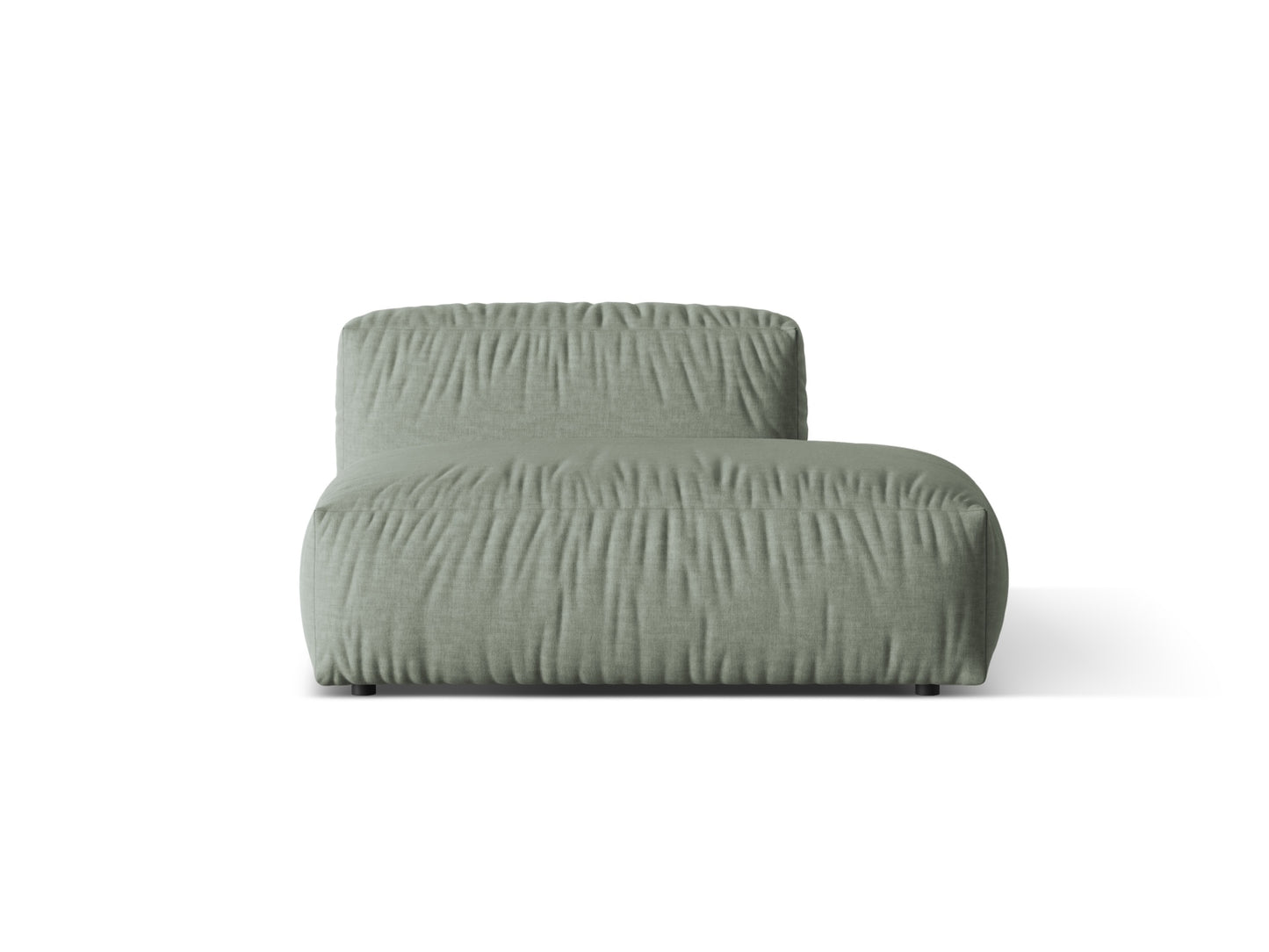 Martina Sofa, 2 Seats, 133x106 cm — Moss Green / Right