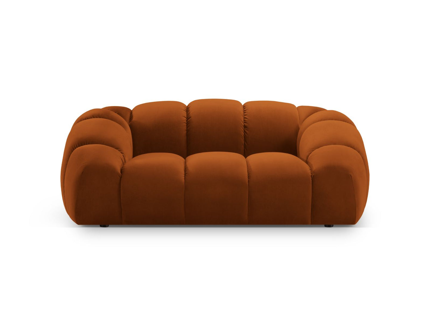 Diana Sofa, 2 Seats, 214x114 cm — Terracotta