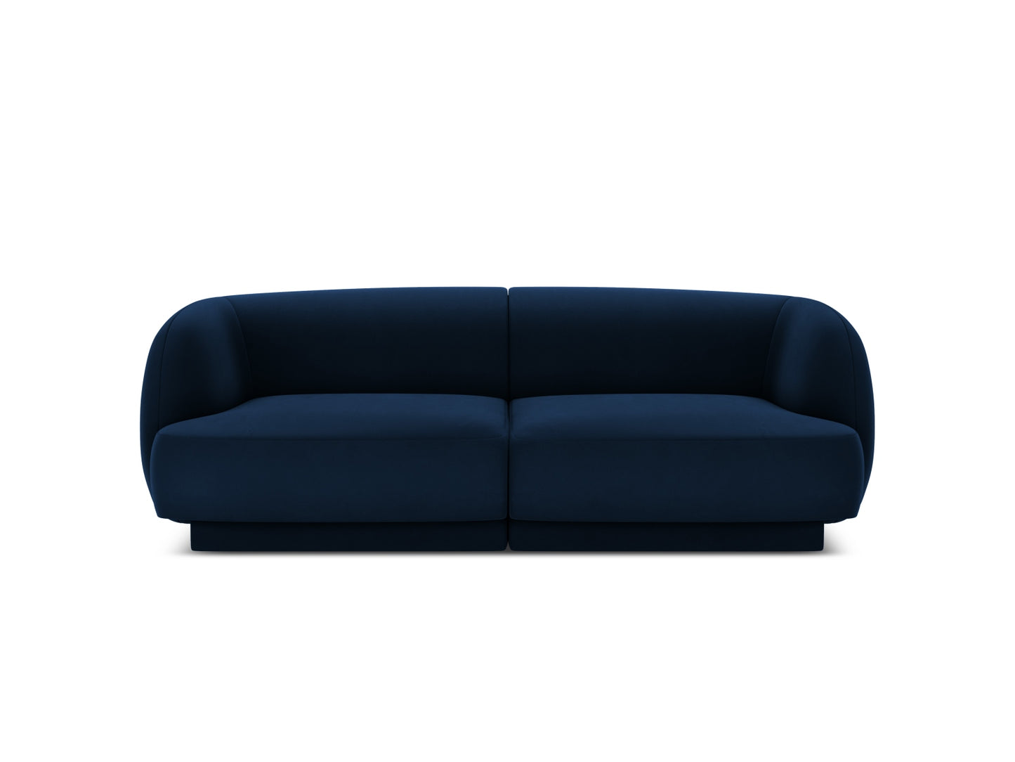 Miley Sofa, 2 Seats, 180x90 cm — Royal Blue
