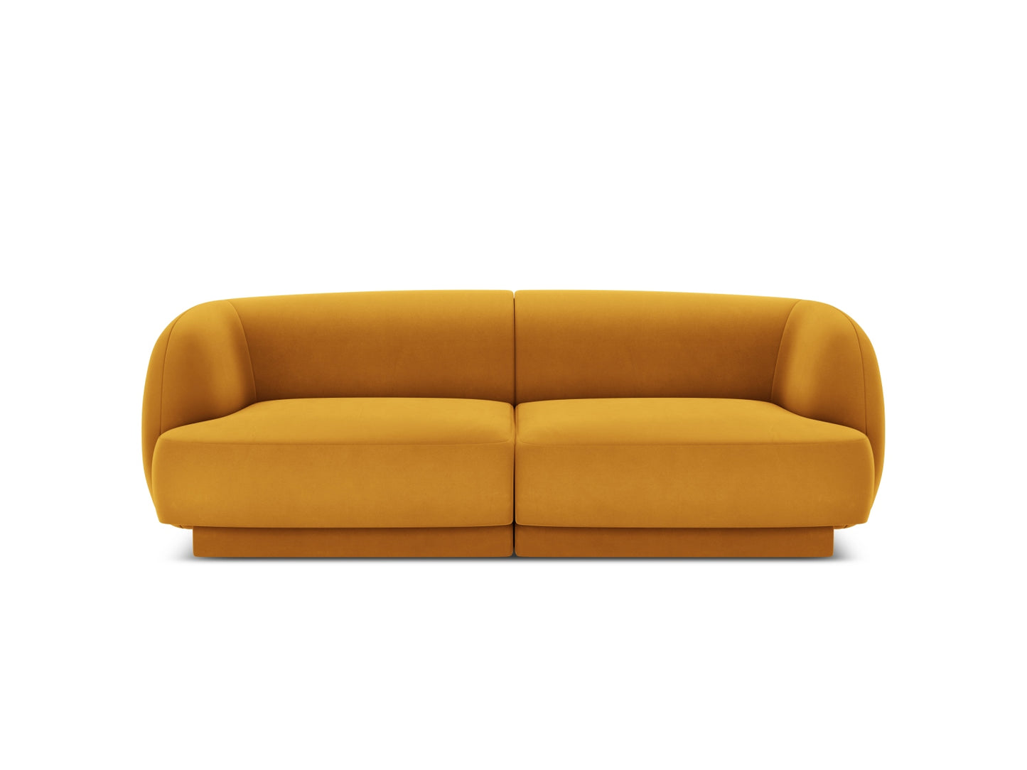 Sofa Samt Schwarz Miley — Royal Blue