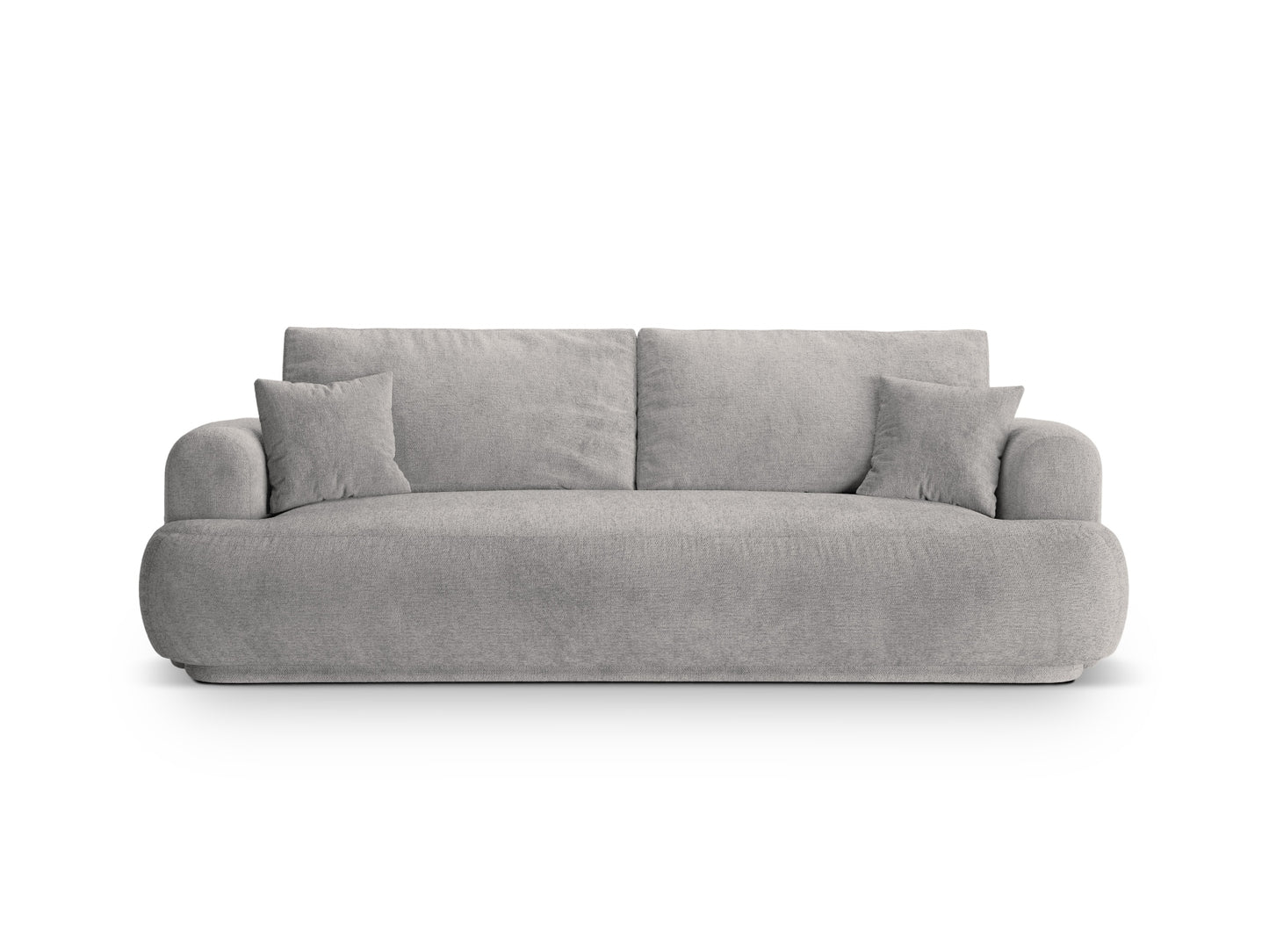 Ella Sofa With Bed Function And Box, 3 Seats, 253x108 cm — Warm grey