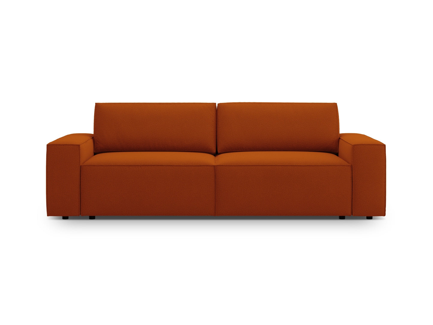 Jodie Sofa With Bed Function And Box, 3 Seats, 247x107 cm — Terracotta