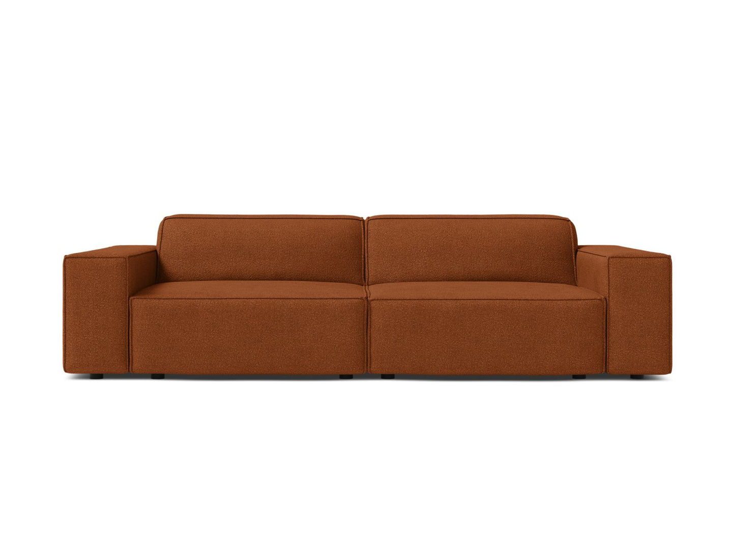 Jodie Modular Sofa, 3 Seats, 204x99 cm — Terracotta