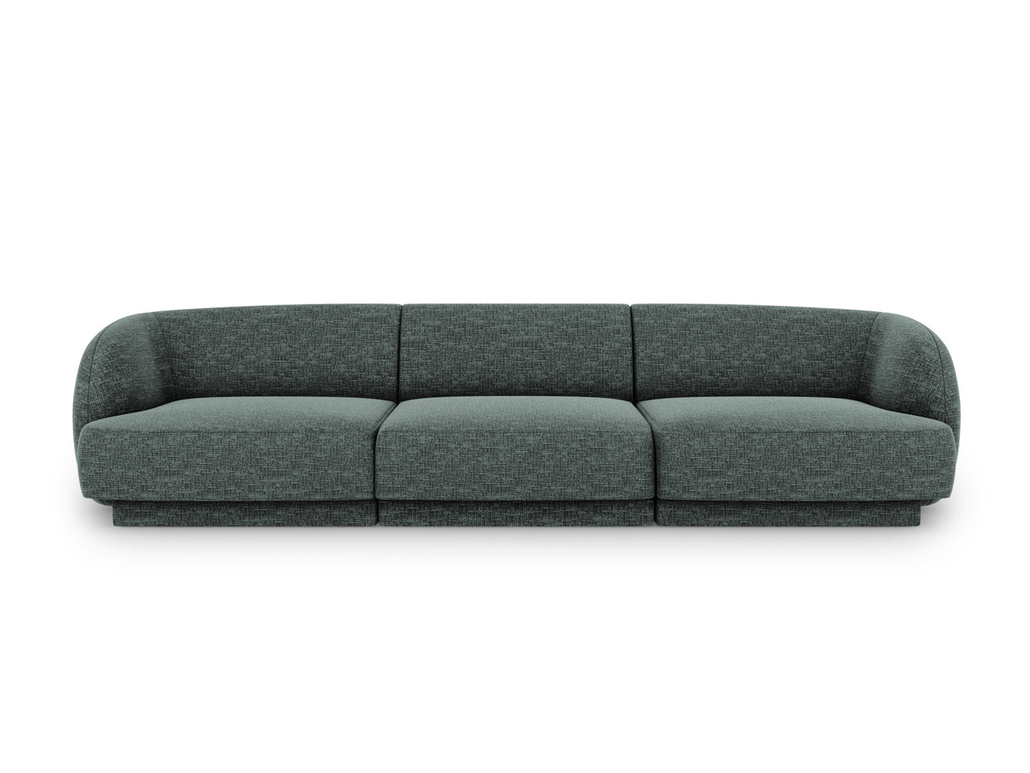 Miley Sofa, 3 Seats, 255x90 cm — Petrol