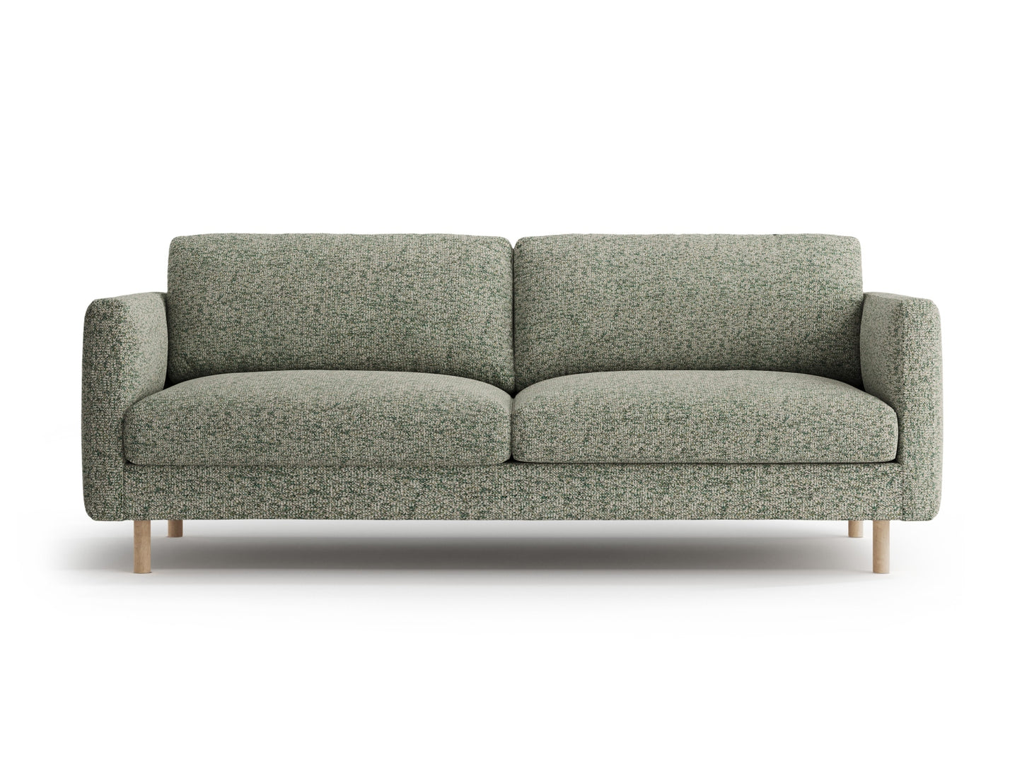 Eden Sofa, 3 Seats, 173x92 cm — Moss Green Melange