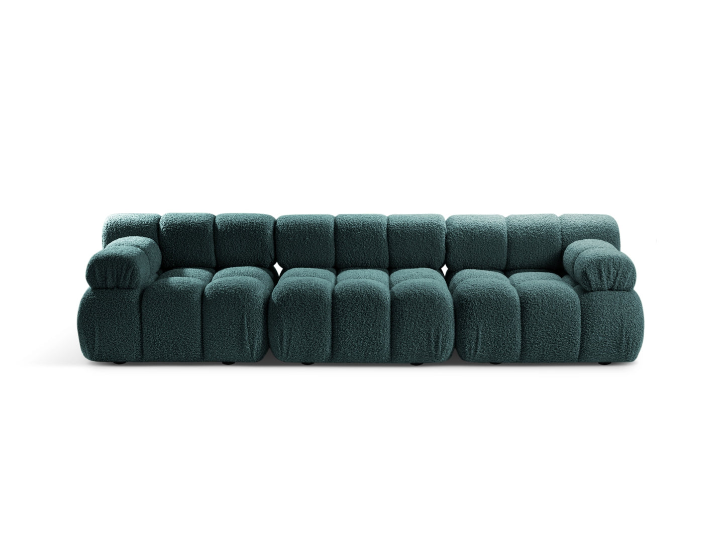Bellis Modular Sofa, 3 Seats, 282x94 cm — Petrol