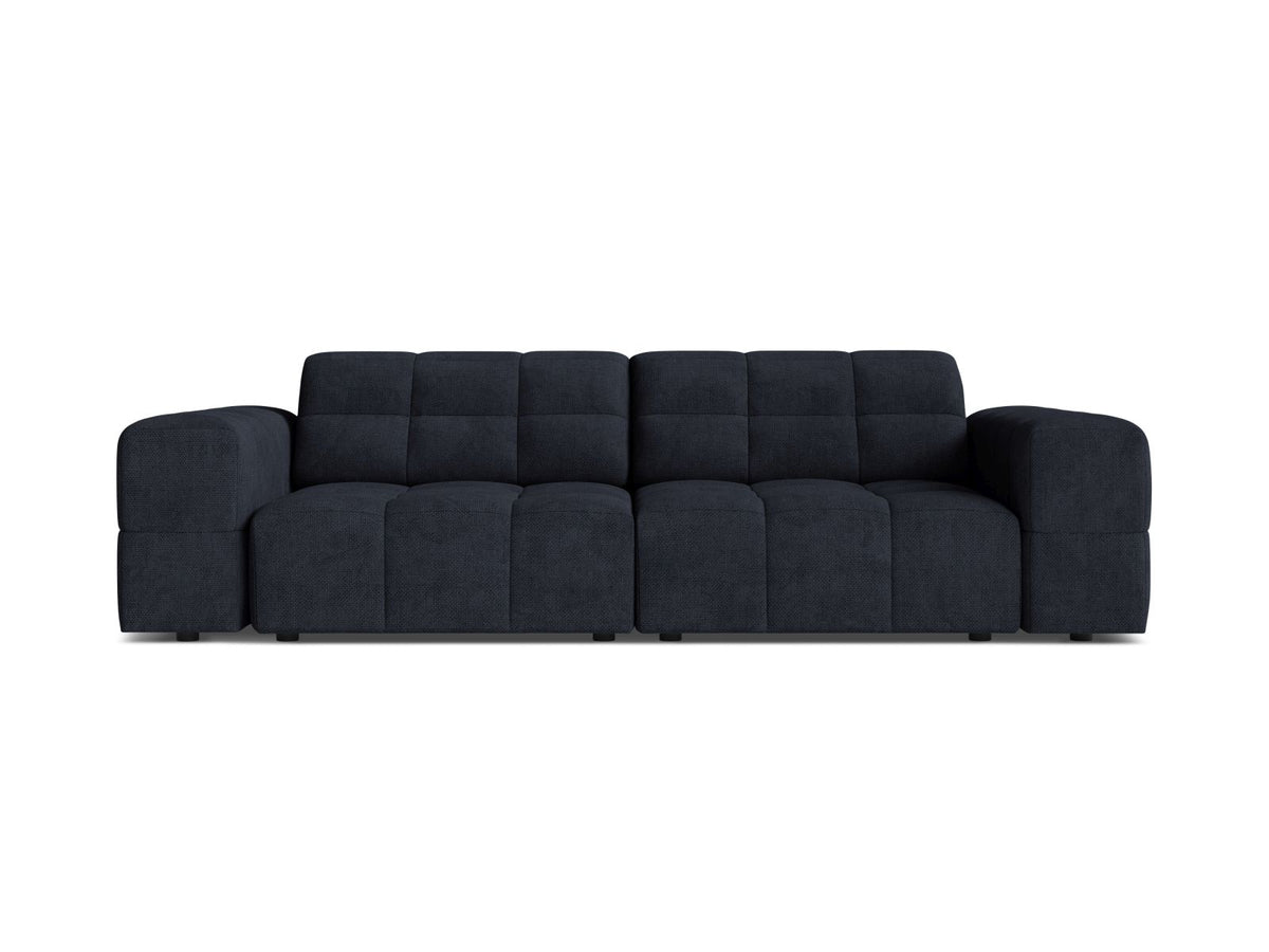 Jennifer Sofa, 3 Seats, 212x102 cm — Navy Blue