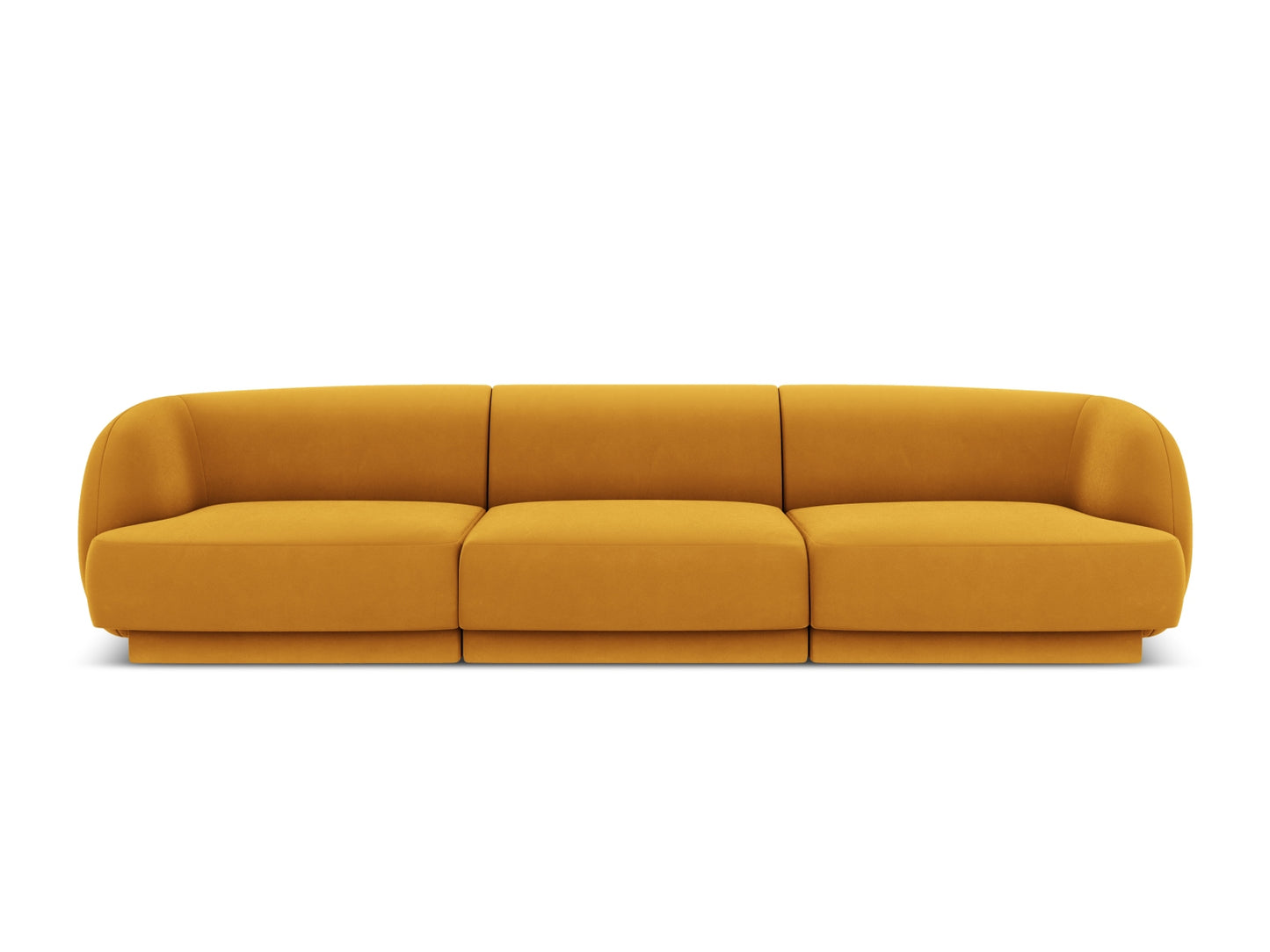 Sofa Samt Schwarz Miley — Royal Blue