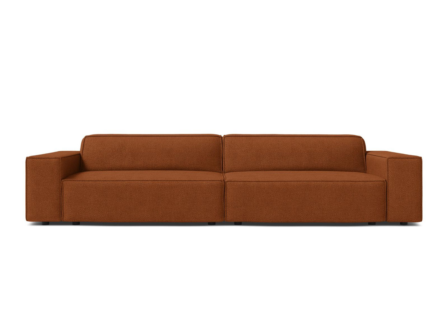 Jodie Modular Sofa, 4 Seats, 244x99 cm — Terracotta