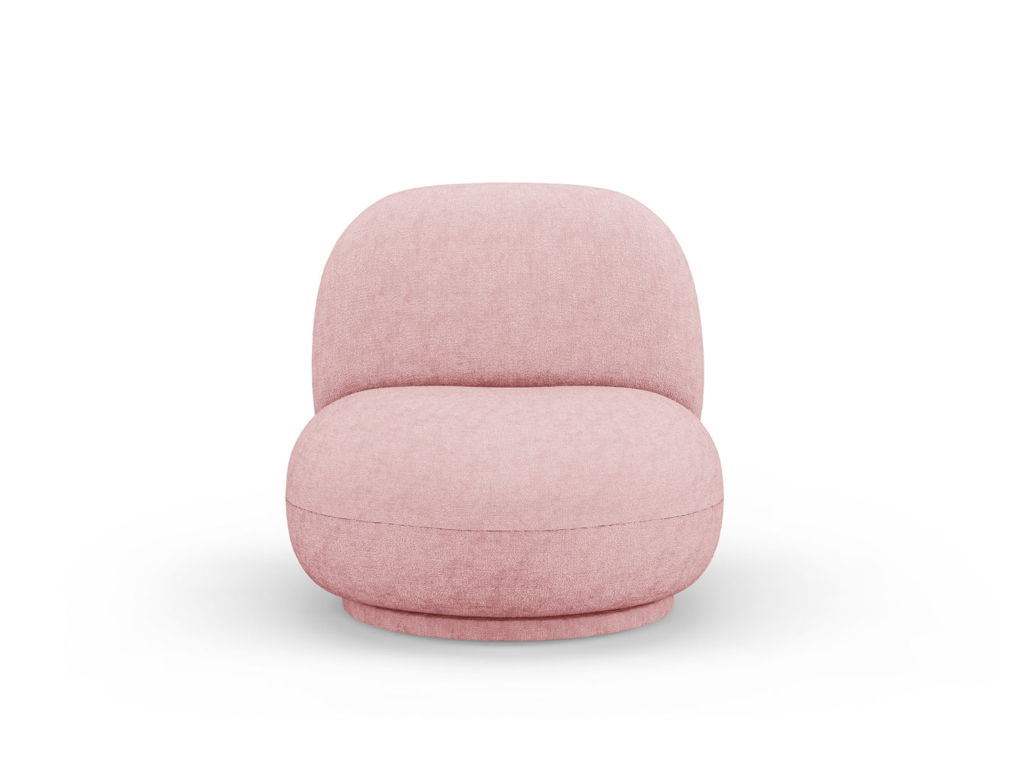 Chuck Swivel Armchair, 78x77 cm — Pink