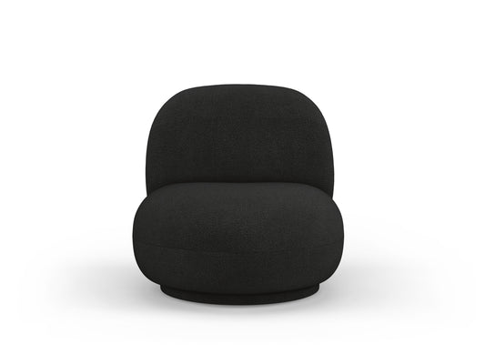 Chuck Swivel Armchair, 78x77 cm — Black