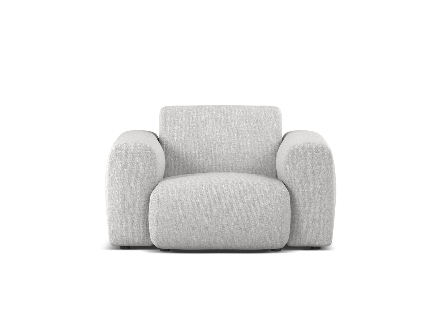 Sessel Chenille Anthrazit Molino — Silver