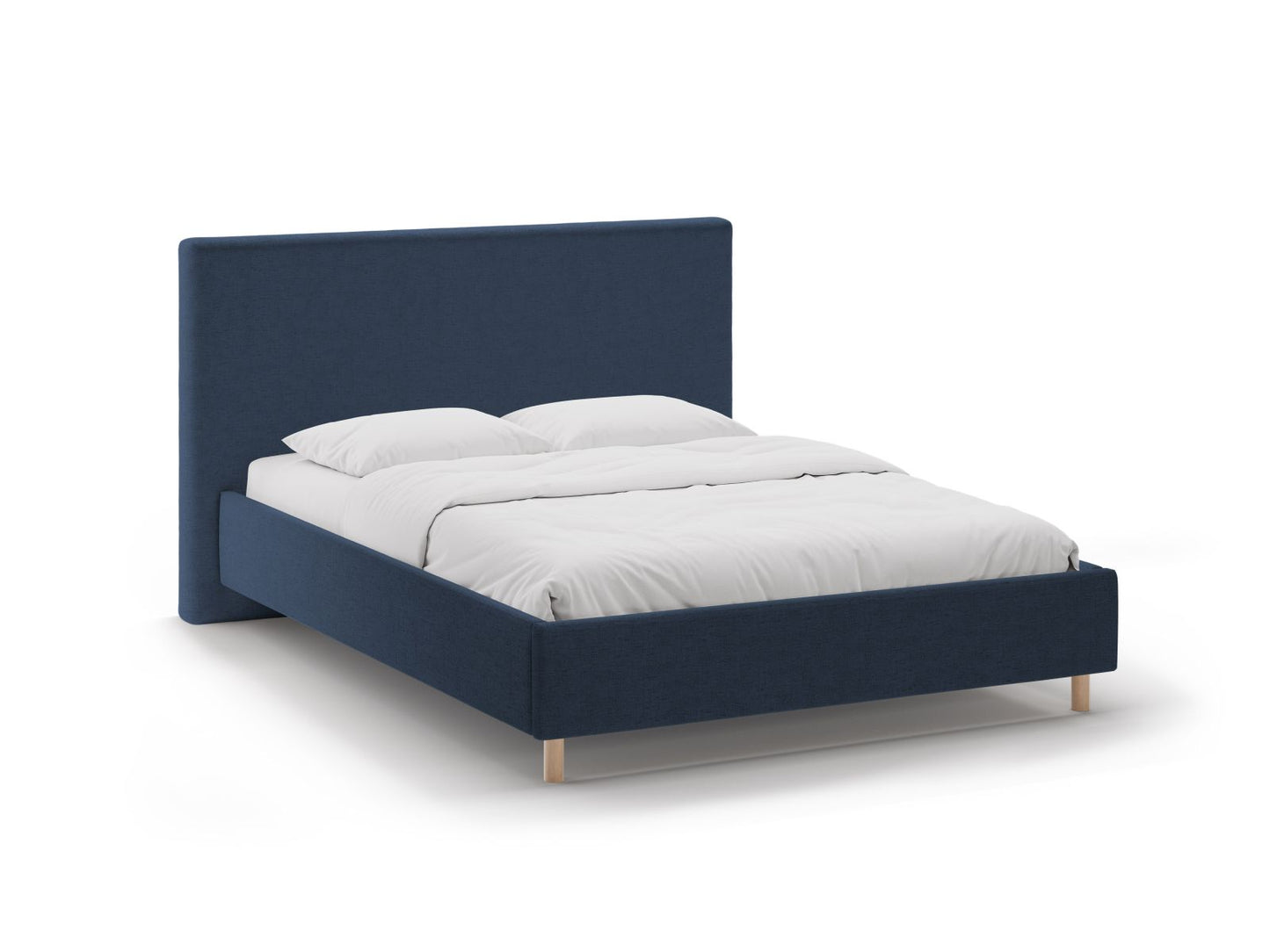 Bett Strukturstoff Anthrazit Eloise — Royal Blue