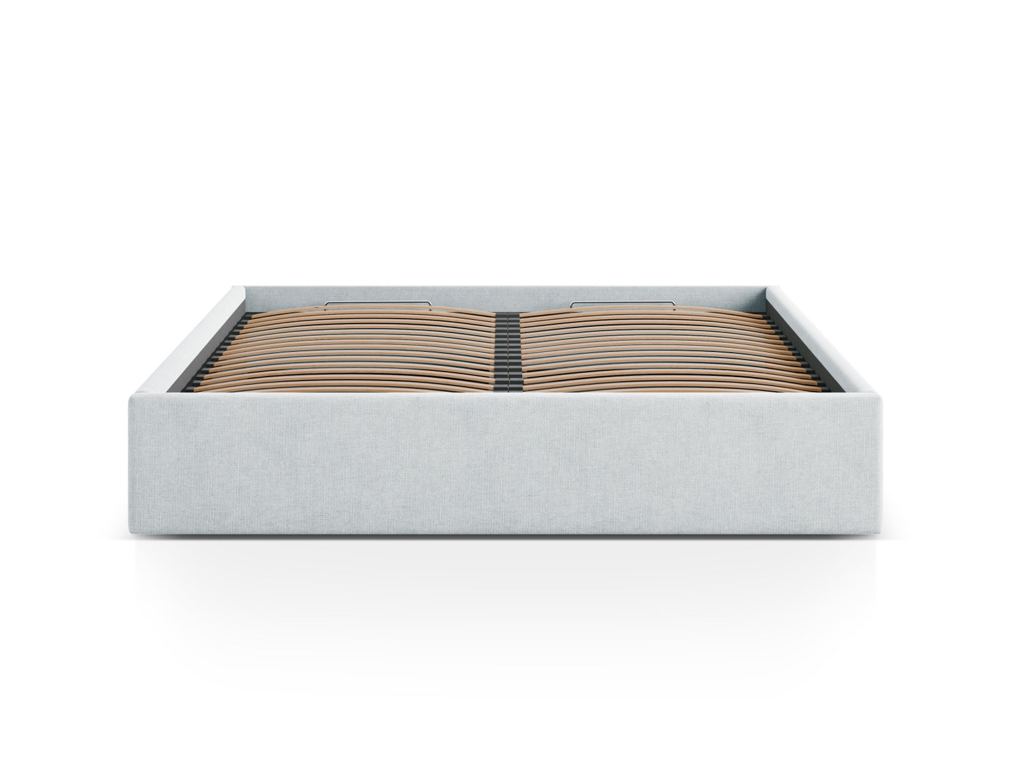 Susan Storage Bed — Light Grey