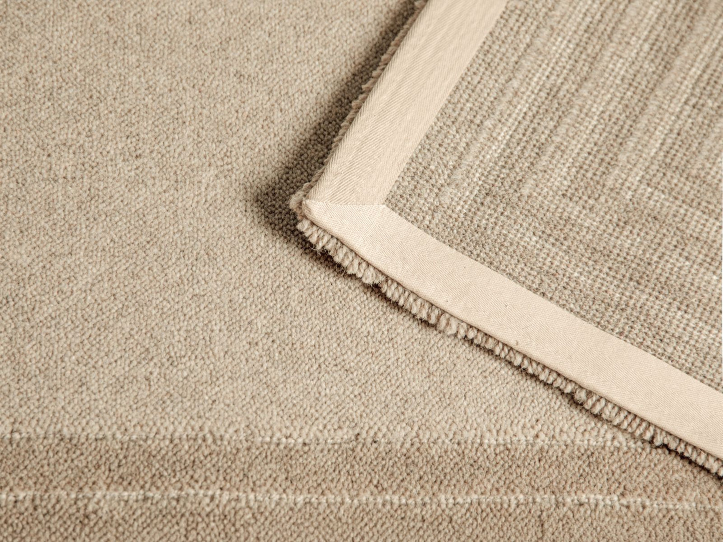 Teppich Wool Beige Kotto — Detailansicht