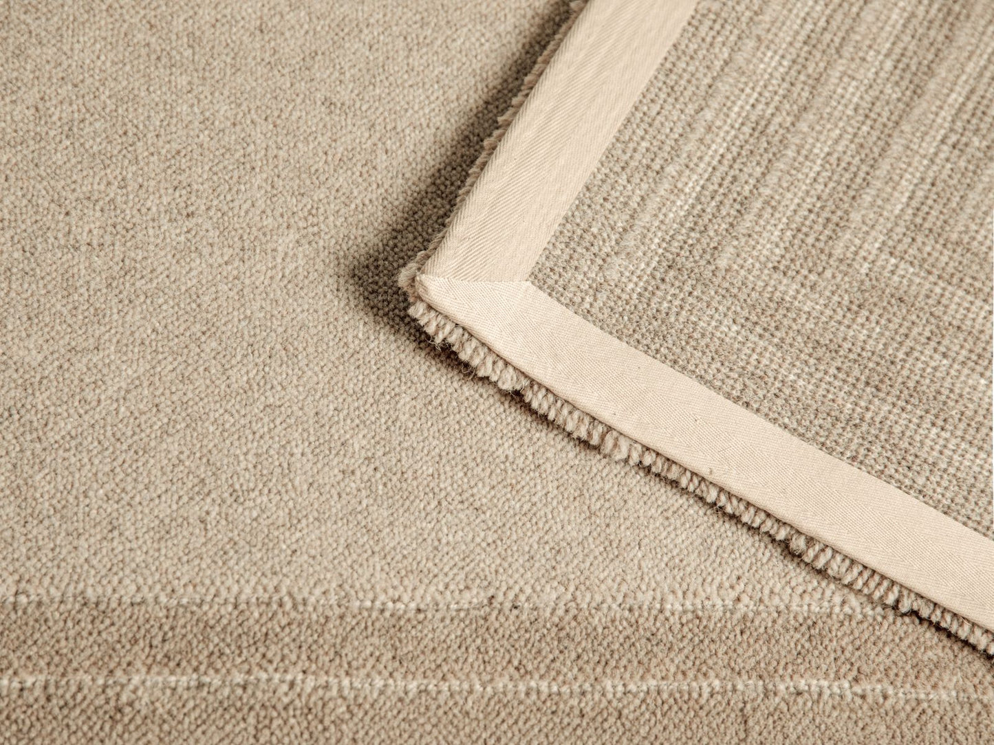 Teppich Wool Beige Kotto — Detailansicht