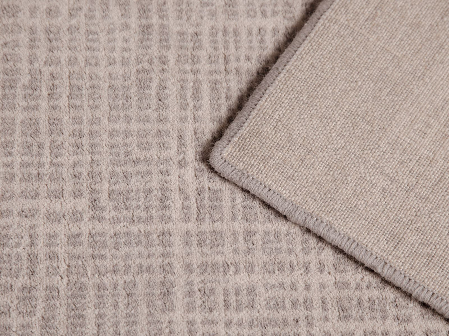 Teppich Wool Beige Rift — Detailansicht