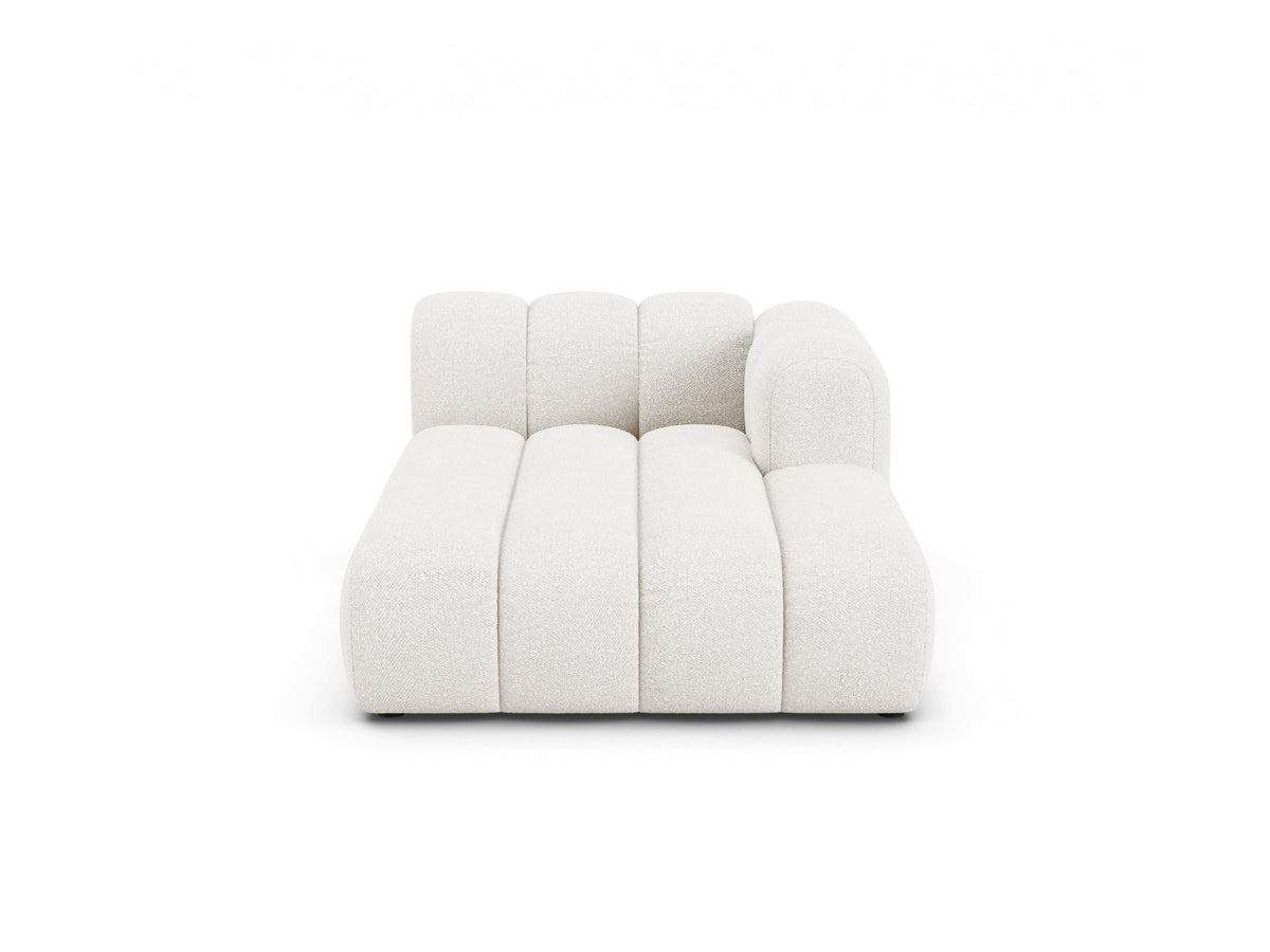 Lupine Chaise Longue, 2 Seats, 117x177 cm — White / Right
