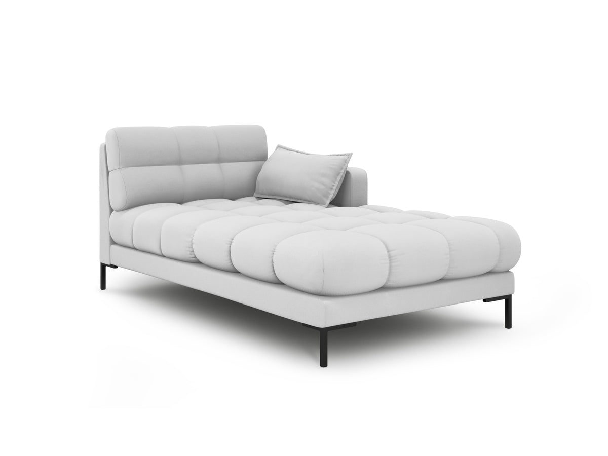 Mamaia Chaise Longue, 102x185 cm — Light Grey / Right