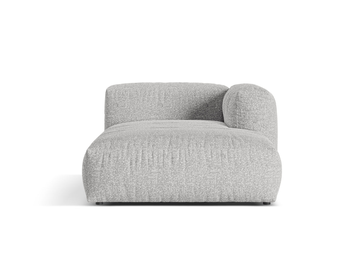 Martina Chaise Longue, 130x176 cm — Silver / Right
