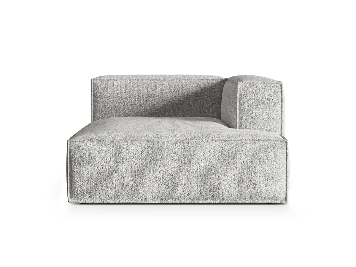 Nuria Chaise Longue, 127x147 cm — Silver / Right