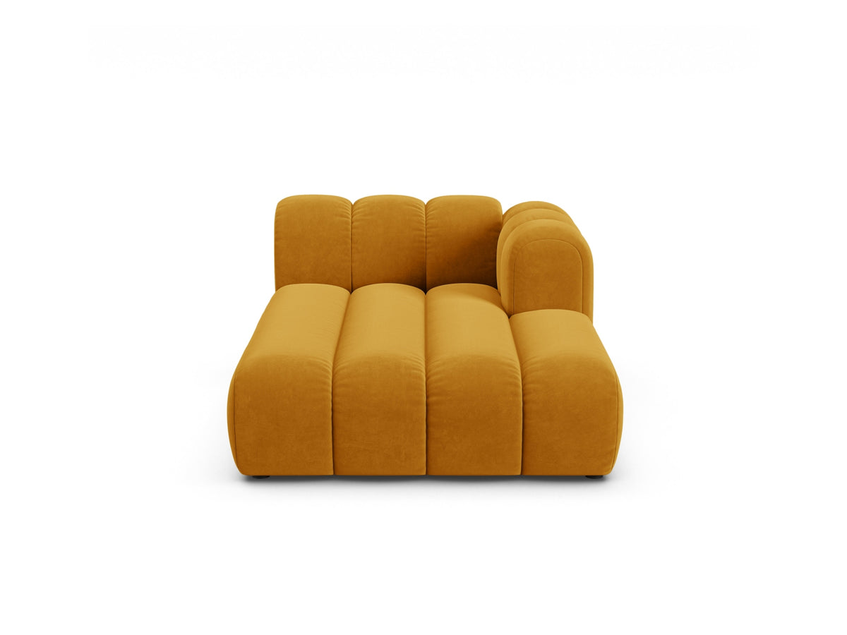 Lupine Chaise Longue, 2 Seats, 117x177 cm — Yellow / Right